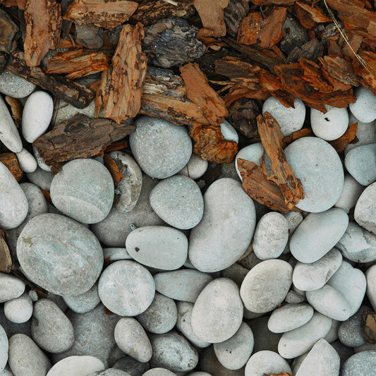 Combining Mulch & Stone in Your Landscape