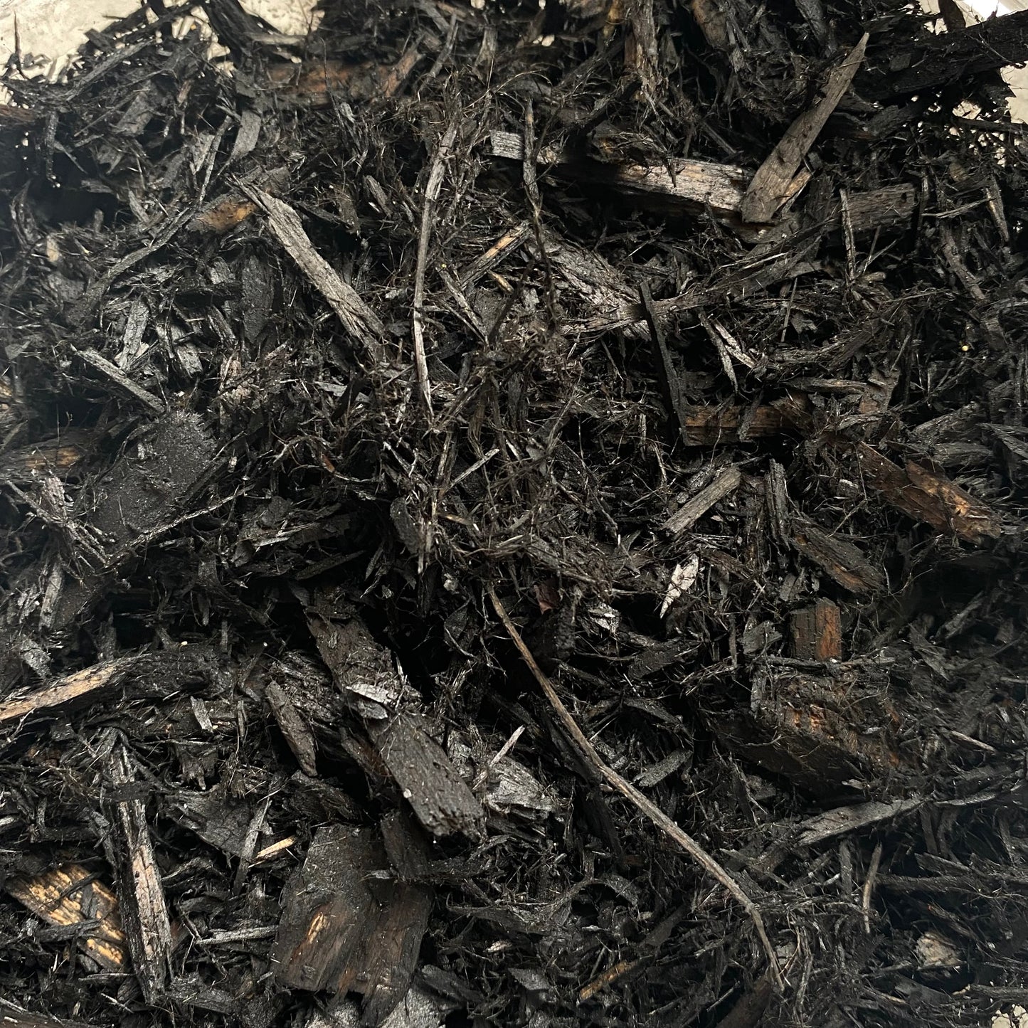 Dyed Black Cedar Mulch